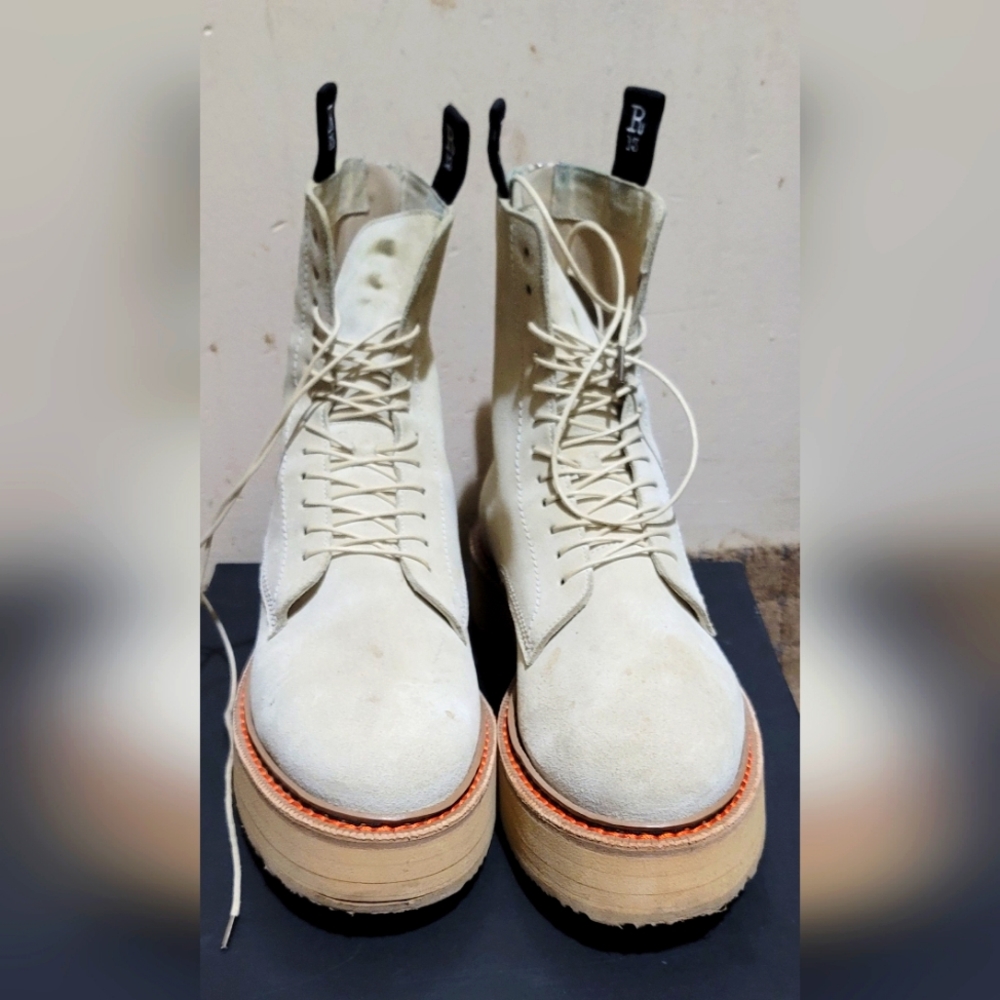 R13 suede boots